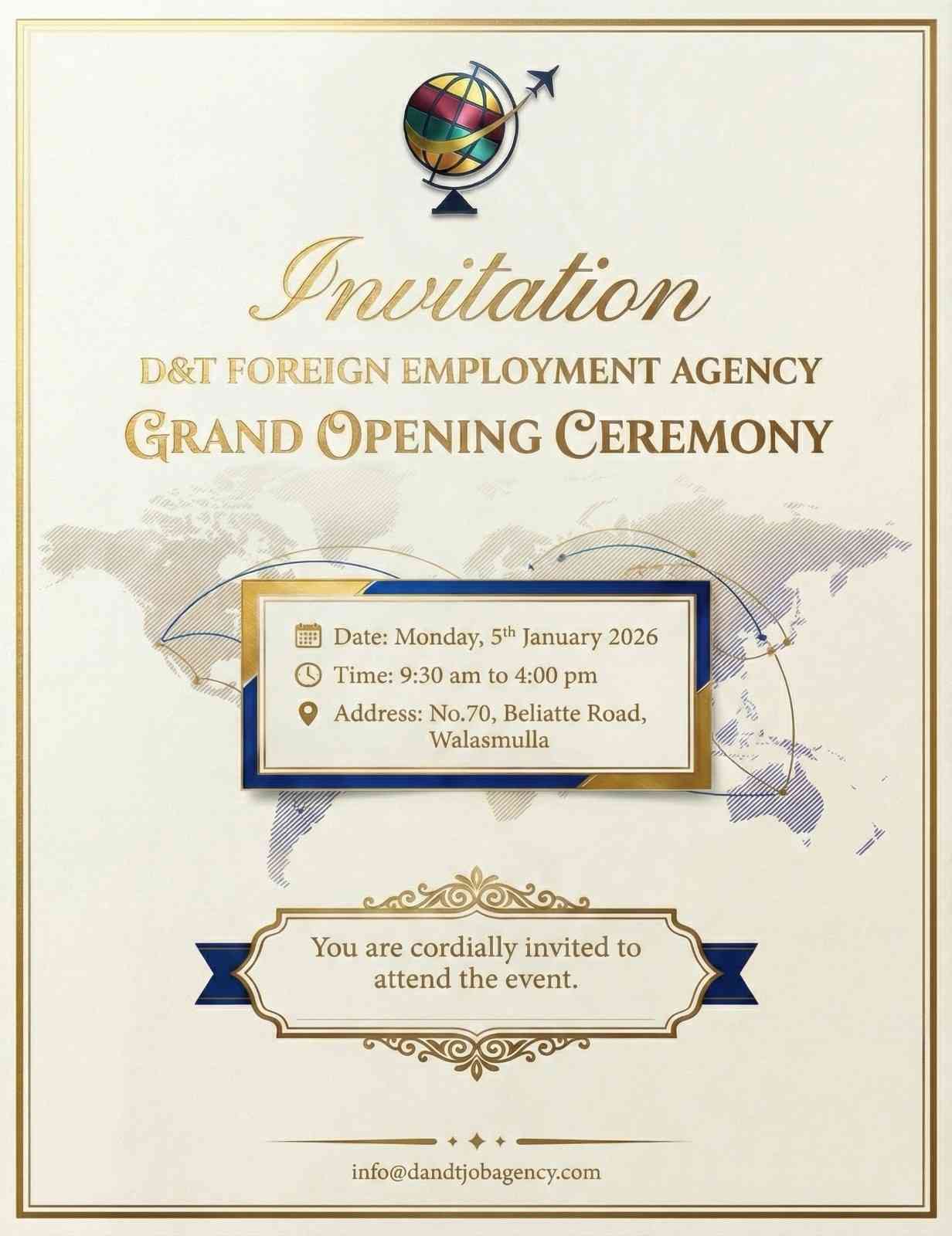 Grand Opening Invitation